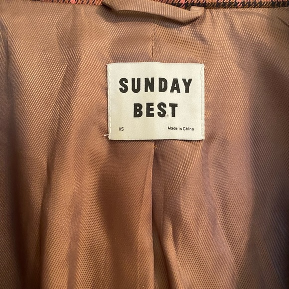 Aritzia Sunday Best Plaid Blazer - Picture 2 of 5